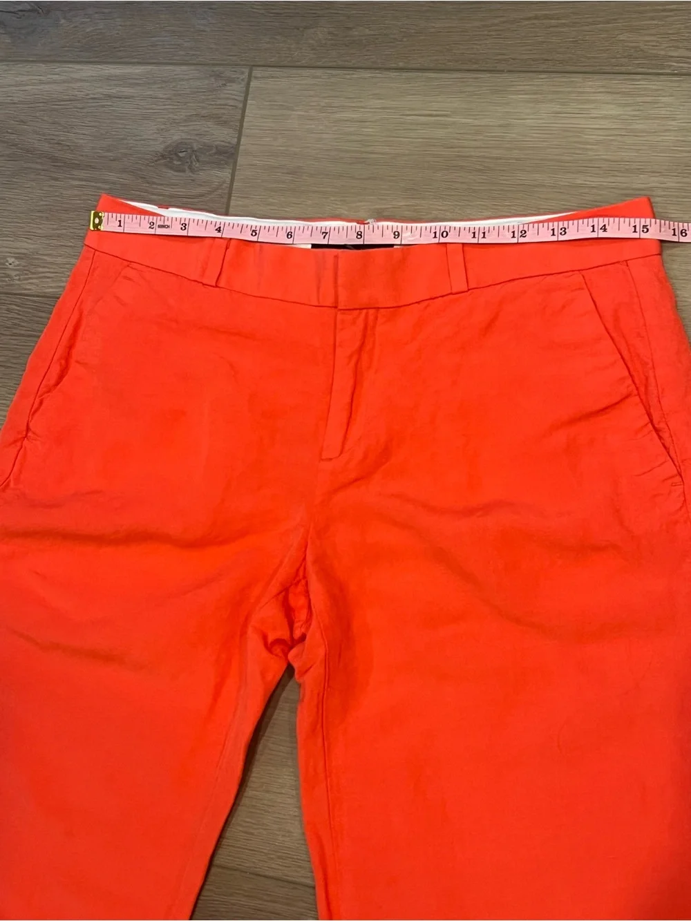 Banana Republic Logan Linen Blend  Capris Size 4 Regular, Comfy, Lightweight